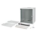 DIGITUS - DN-49206-SET - 19" Netzwerk-Set, 12HE Wandgehäuse und Zubehör, gr