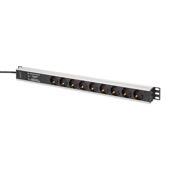 DIGITUS - DN-95438 - Aluminium PDU, Rackmountable, Frequenz filter, 2m