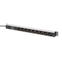 DIGITUS - DN-95438 - Aluminium PDU, Rackmountable, Frequenz filter, 2m