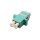 DIGITUS - DN-96009-2 - FO coupler, duplex, LC to LC, MM, color aqua, OM3
