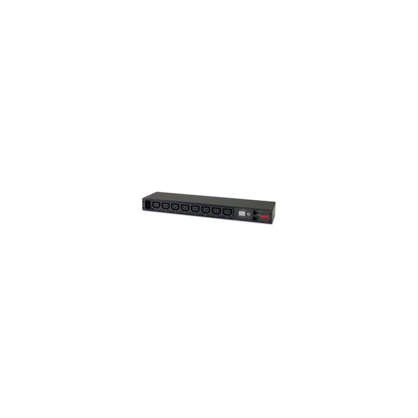 APC Rack PDU - mit Messfunktion - 1 HE - 16 A - 208/230 V - (8) C13 - Messgerät - 0U/1U - Horizontal/Vertikal - Schwarz - 8 AC-Ausgänge - C13-Koppler