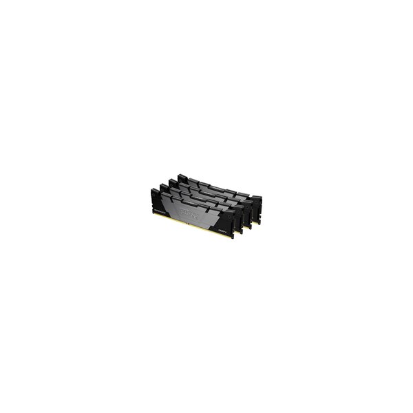 Kingston FURY 64GB 3600MT/s DDR4 CL16 DIMM (4er-Kit) 1Gx8 Renegade Black - 64 GB - 4 x 16 GB - DDR4 - 288-pin DIMM