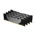 Kingston FURY 64GB 3600MT/s DDR4 CL16 DIMM (4er-Kit) 1Gx8 Renegade Black - 64 GB - 4 x 16 GB - DDR4 - 288-pin DIMM