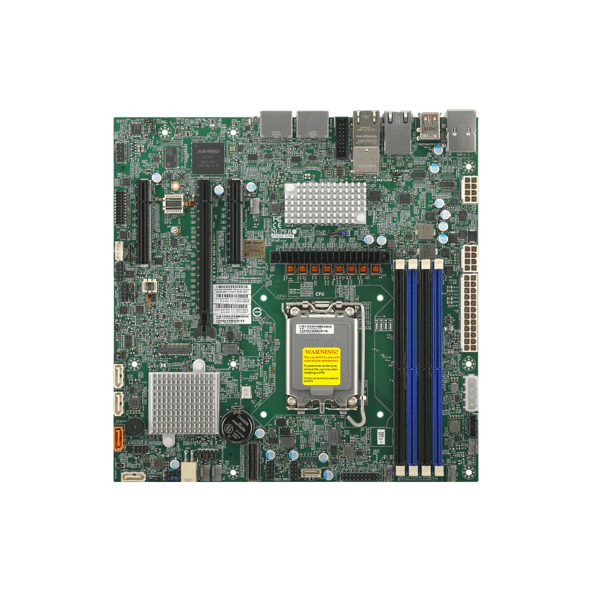 Supermicro Mainboard X14SAZ-TLN4F micro-ATX Sockel 1851 Single - Mainboard - Intel Sockel 1851 (Core Ultra 100&200)