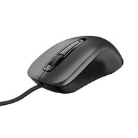 Trust Carve - Beidhändig - Optisch - USB Typ-A -...