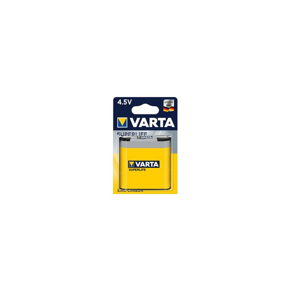 Varta 42341 - Einwegbatterie - Zink-Karbon - 4,5 V - 1 Stück(e) - Gelb - 80 mm