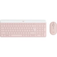 Logitech 920-011322 - Mini - Kabellos - RF Wireless - QWERTY - Rose - Maus enthalten