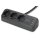 DIGITUS - DA-70625 - 3-Wege-Schreibtisch-Steckdose, schwarz