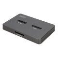 DIGITUS - DA-71546-1 - Dual Bay Nvme+SATA 2 in 1 SSD Docking Station