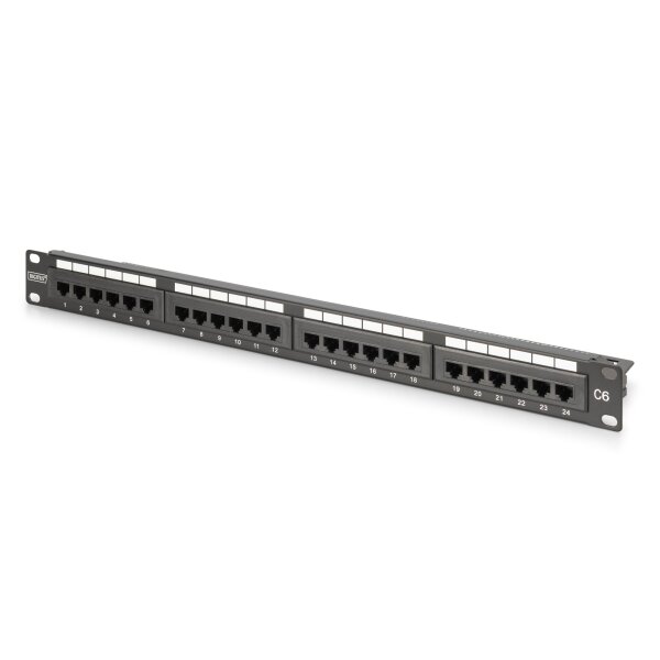 DIGITUS - DN-91624U-CR - DIGITUS CAT 6, Klasse E Patch Panel, ungeschirmt