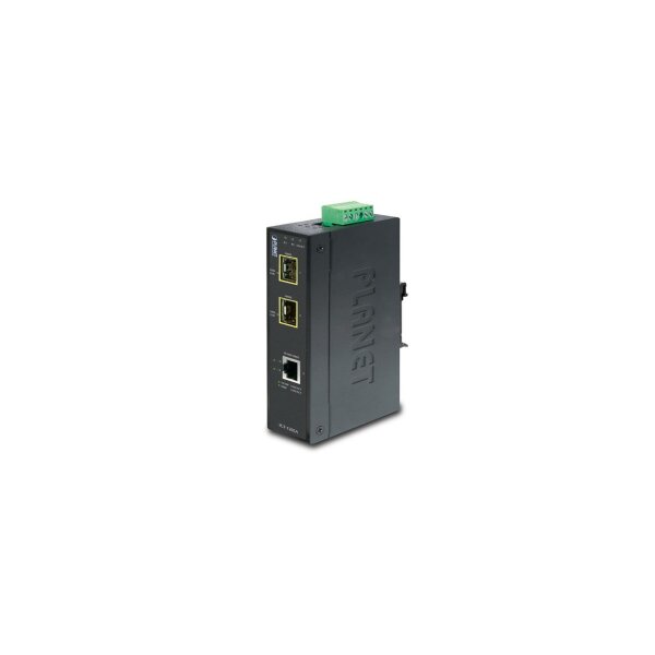 Planet - PL-IGT-1205AT - Indust. Media Conv.2xSFP, RJ45