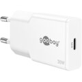 Goobay USB-C PD GaN Schnellladegerät Slim 30 W weiß