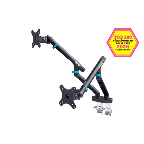 DIGITUS - DA-90471 - Dual Monitorhalterung, 2x35", 2x10 kg