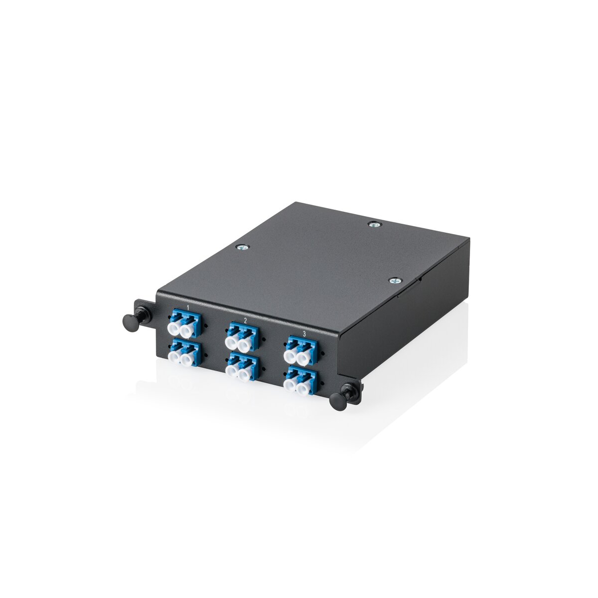 DIGITUS - DN-96343-2/9 - MTP/MPO-Kassette für 4/8 MPO Panel, OS2