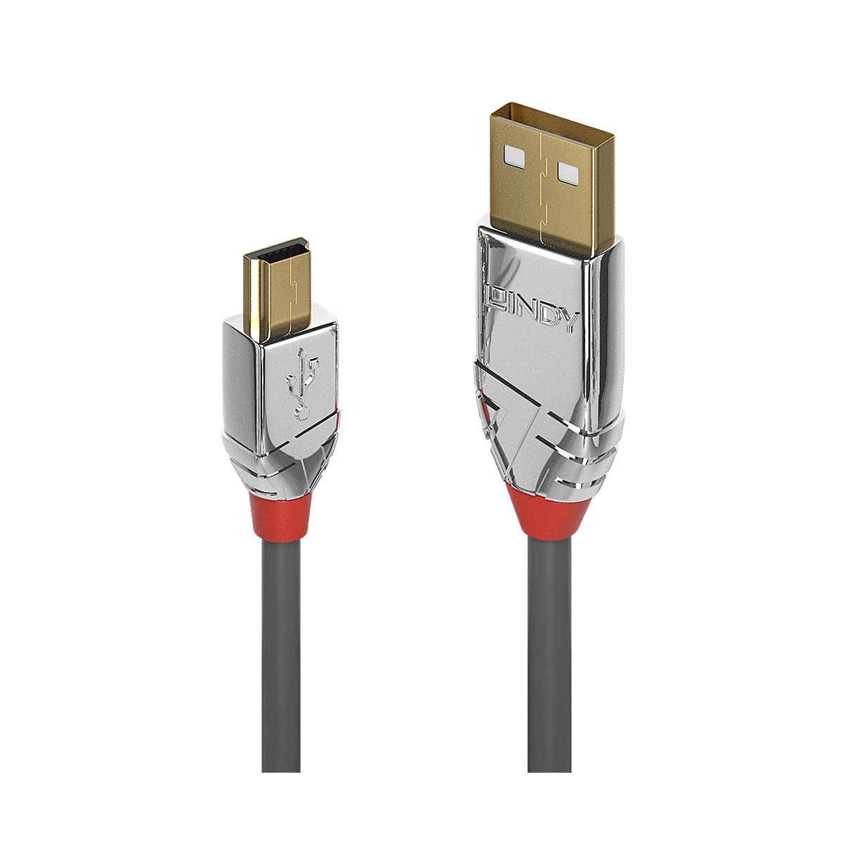 2m USB 2.0 Typ A an Mini-B Kabel, Cromo Line