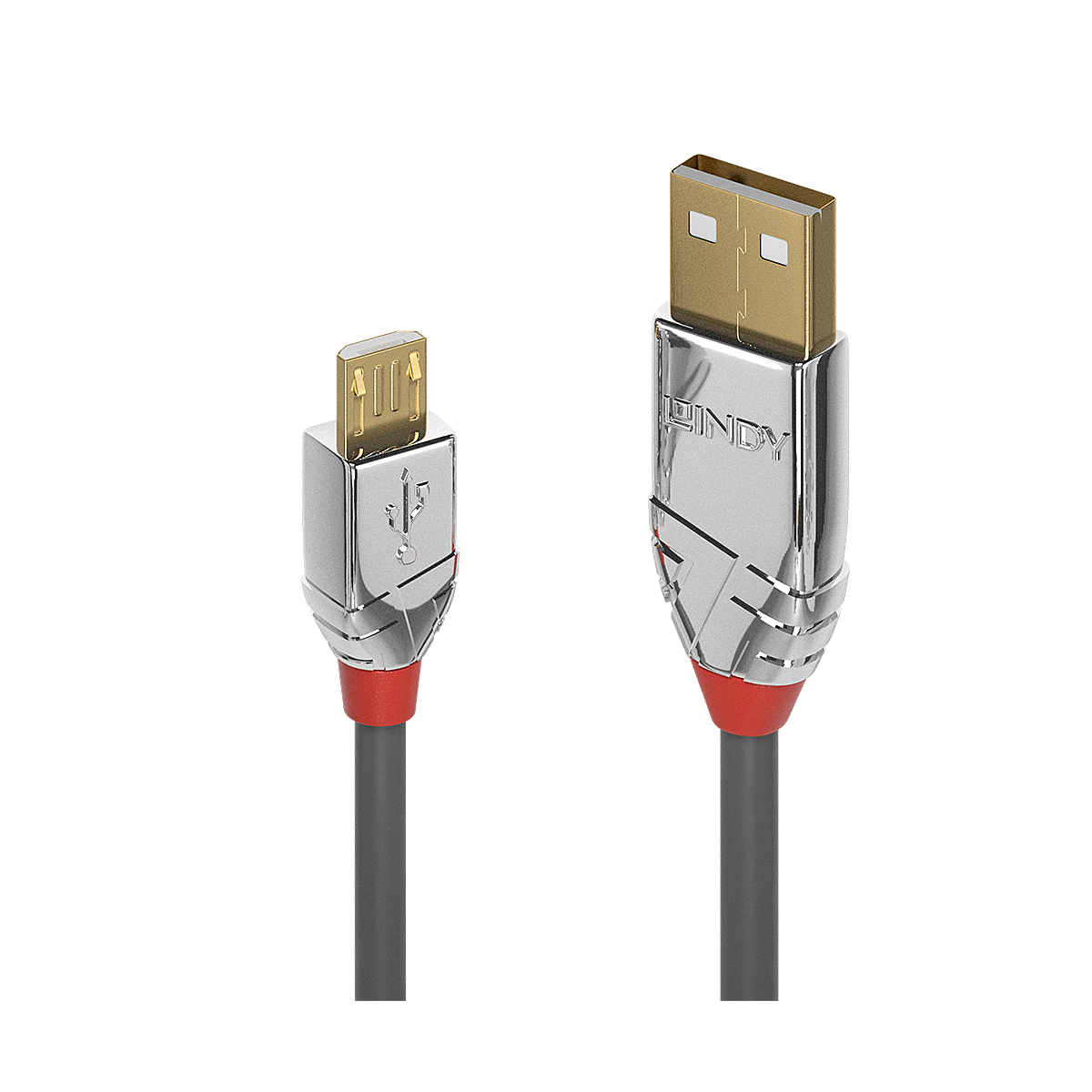 2m USB 2.0 Typ A an Micro-B Kabel, Cromo Line