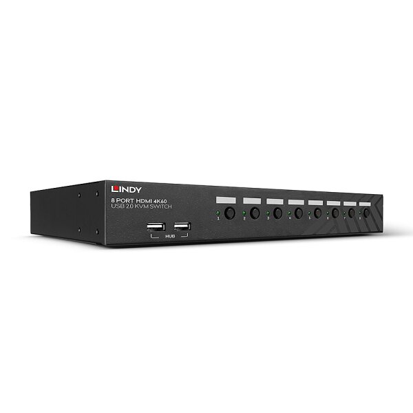 8 Port HDMI 4K60 & USB 2.0 KVM Switch