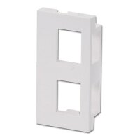 Snap-In-Modul für 2x Keystone für Wanddosen (4...