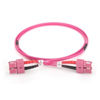 DIGITUS DK-2522-02/4 - LWL Patchkabel, Duplex, SC zu SC MM OM4 50/125 µ, 2 m