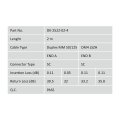 DIGITUS DK-2522-02/4 - LWL Patchkabel, Duplex, SC zu SC MM OM4 50/125 µ, 2 m