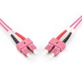 DIGITUS DK-2522-02/4 - LWL Patchkabel, Duplex, SC zu SC MM OM4 50/125 µ, 2 m