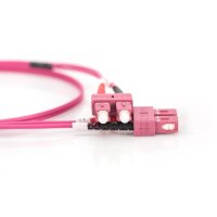 DIGITUS DK-2522-03/4 - LWL Patchkabel, Duplex, SC zu SC MM OM4 50/125 µ, 3 m