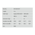 DIGITUS DK-2533-02/4 - LWL Patchkabel, Duplex, LC zu LC MM OM4 50/125 µ, 2 m