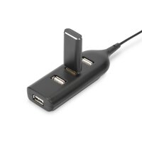 DIGITUS AB-50001-1 - USB 2.0 Hub, 4-Port, Bus Powered 4 X...