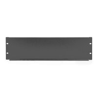 DIGITUS DN-19-BPN-03-SW - 3HE Blindabdeckplatte Farbe Schwarz (RAL 9005)
