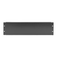 DIGITUS DN-19-BPN-03-SW - 3HE Blindabdeckplatte Farbe Schwarz (RAL 9005)