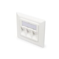 DIGITUS DN-93821 - Frontplatte für Keystone Jacks,...