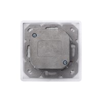 DIGITUS DN-9005-N - CAT 6 Anschlussdose, geschirmt 2x RJ45, 8P8C, LSA, Reinweiß, Unterputz