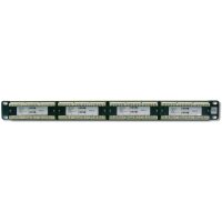 DIGITUS DN-91524U - DIGITUS CAT 5e Patch Panel, ungeschirmt, 24-Port RJ45, 8P8C, LSA, 1HE, Rack Mount, sw, 482x44x109