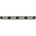 DIGITUS DN-91524U - DIGITUS CAT 5e Patch Panel, ungeschirmt, 24-Port RJ45, 8P8C, LSA, 1HE, Rack Mount, sw, 482x44x109