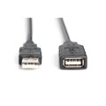 DIGITUS DA-73100-1 - Aktives USB 2.0 Verlängerungskabel, 10 m A/Stecker nach A/Buchse, schwarz