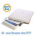 Dekorpapier Plus  NT A4 (ohne Titandioxid E171)  - NEU -  bedruckbares Esspapier, 25 Blatt