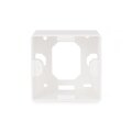 DIGITUS DN-93803 - Aufputzdose für Frontplatten 80x80x42 mm, Farbe Reinweiß, Deutsches Layout