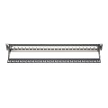DIGITUS DN-91411 - Modular Patch Panel, geschirmt 24-Port, blank, 1HE, Rack Mount, Schwarz RAL 9005