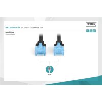 DIGITUS DK-1512-050/BL - CAT 5e U-UTP Patchkabel, PVC AWG 26/7, Länge 5 m, Farbe Schwarz