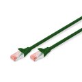 DK-1644-005/G - CAT 6 S-FTP Patchkabel, Cu, LSZH AWG 27/7,  0,5 m,  Grün