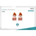 DK-1644-005/R - CAT 6 S-FTP Patchkabel, Cu, LSZH AWG 27/7,  0,5 m,  Rot