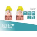 DK-1644-010/Y - CAT 6 S-FTP Patchkabel, Cu, LSZH AWG 27/7,  1 m,  Gelb