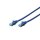 DIGITUS DK-1532-005/B - CAT 5e SF-UTP Patchkabel, PVC AWG 26/7, Länge 0,5 m, Farbe Blau