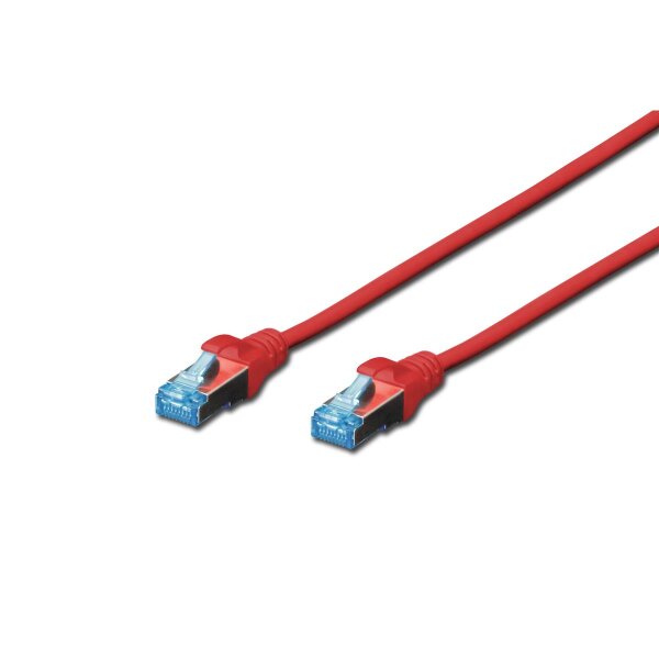 DIGITUS DK-1532-020/R - CAT 5e SF-UTP Patchkabel, PVC AWG 26/7, Länge 2 m, Farbe Rot