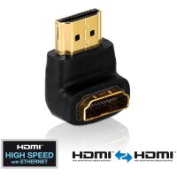 Adapter HDMI A ST<>BU  90°
