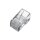 DIGITUS A-MO6/6SF - Modular Stecker, für Flachbandkabel, 6P6C ungeschirmt, DIP, 6 µ Gold