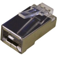DIGITUS A-MO8/8SRS - Modularstecker, für Rundkabel, 8P8C, CAT 5 geschirmt