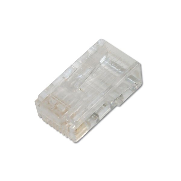 DIGITUS AK-219602 - CAT 6 Modularer Stecker, 8P8C, ungeschirmt für Rundkabel, zweiteilig