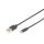 DIGITUS AK-300127-018-S - USB Anschlusskabel, Typ A - micro B St/St, 1.8m, USB 2.0 kompatibel, sw