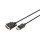 DIGITUS AK-340306-020-S - DisplayPort Adapterkabel, DP - DVI (24+1) St/St, 2.0m, m/interlock, DP 1.1a komp.,CE, sw